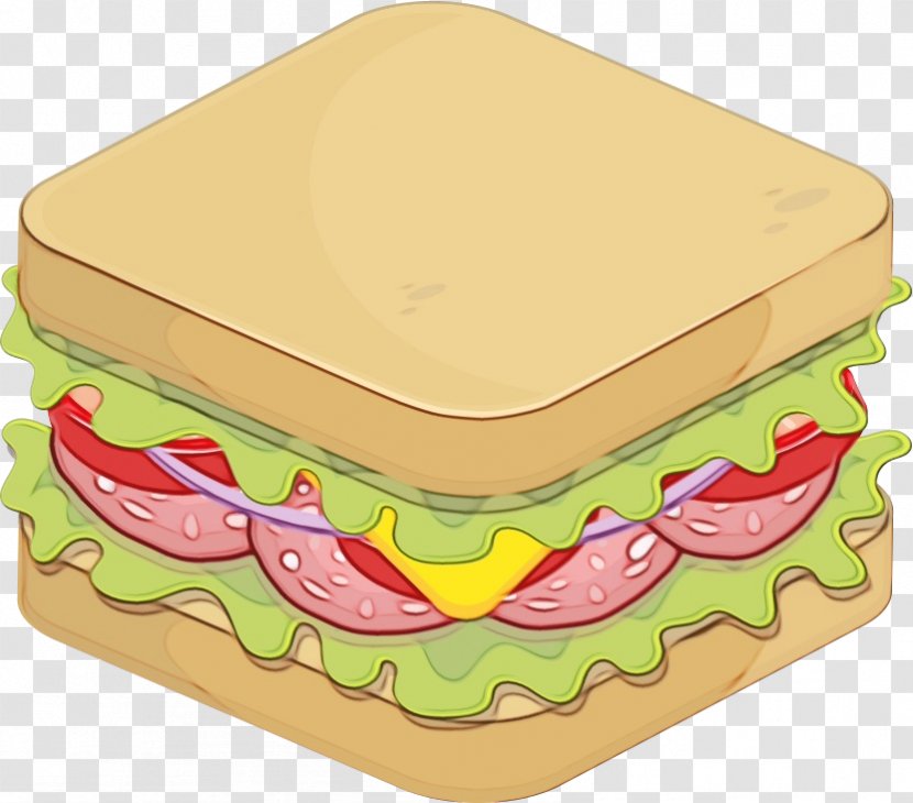 Finger Food Sandwich Fast Cheeseburger - Wet Ink - Storage Containers Transparent PNG