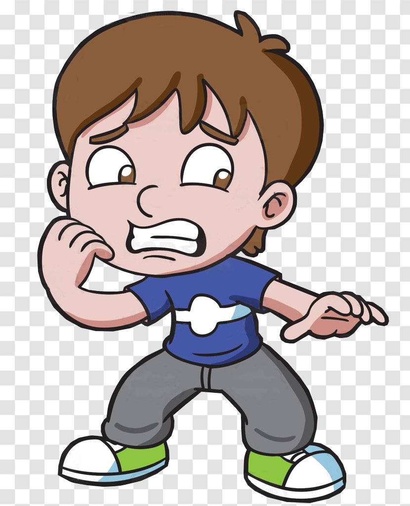 Fear Anxiety Clip Art - Flower - Cartoon Child Transparent PNG