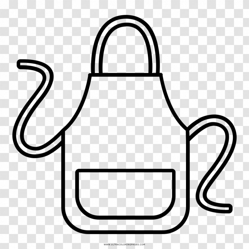 Apron Drawing Coloring Book Kitchen - Area Transparent PNG