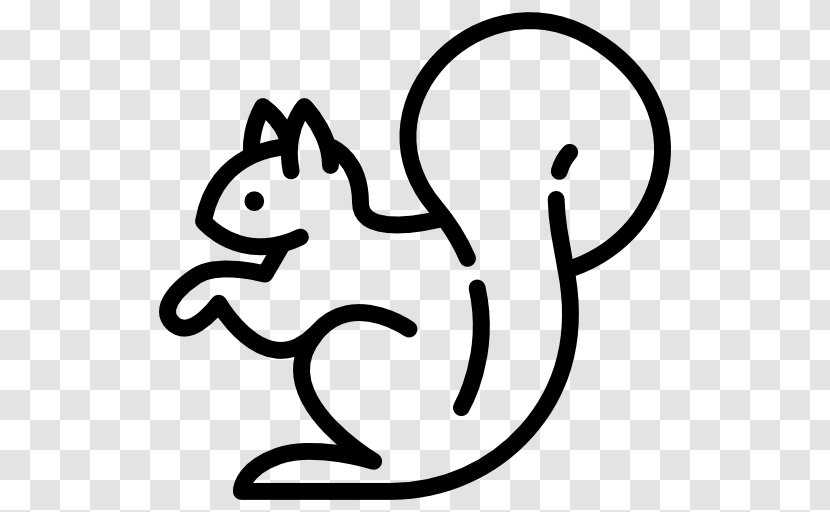 Cat Squirrel Chipmunk Rodent Clip Art - Monochrome Photography Transparent PNG