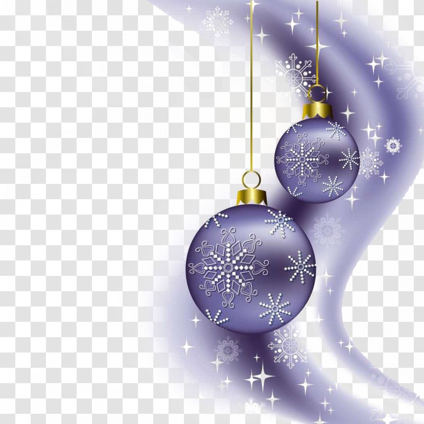New Year's Day Christmas Party - Card - Purple Light Effect Transparent PNG