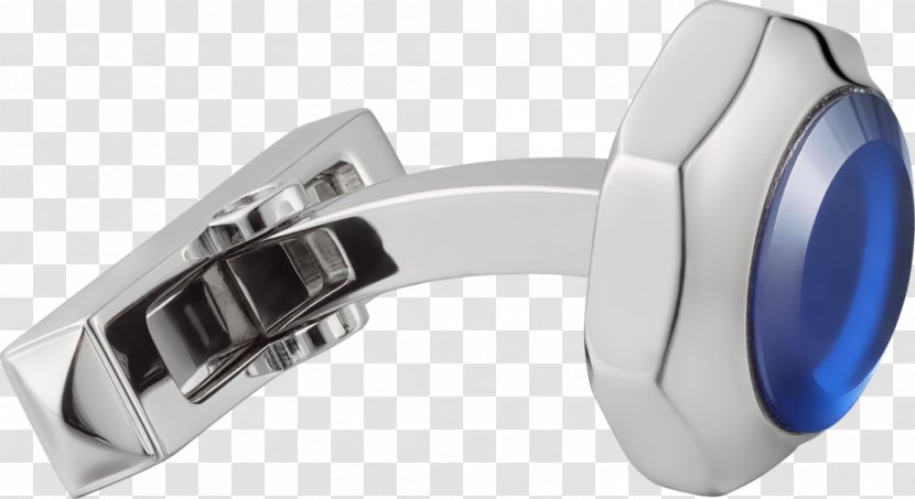 Cufflink Sterling Silver Palladium Spinel - Button Transparent PNG
