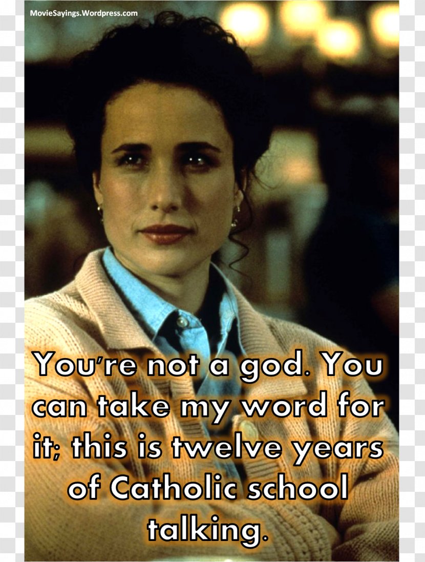 Andie MacDowell Groundhog Day Punxsutawney Film - Imdb - Proverbs Transparent PNG