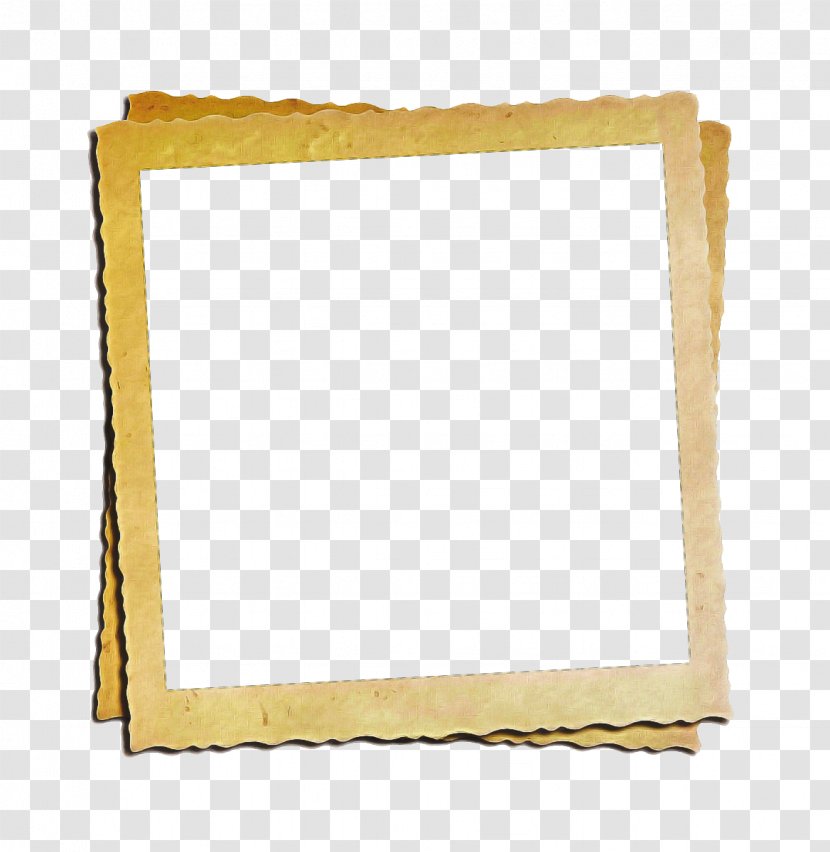Picture Frames Design Texture - Yellow - Mirror Rectangle Transparent PNG