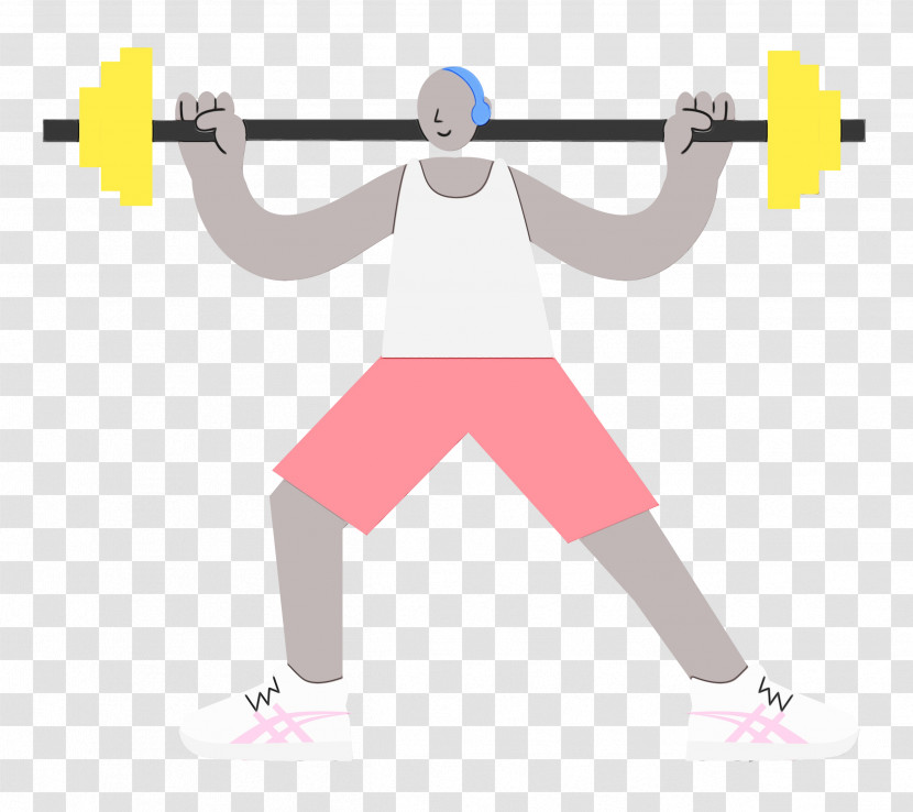 Human Body Physical Fitness Exercise Barbell Transparent PNG
