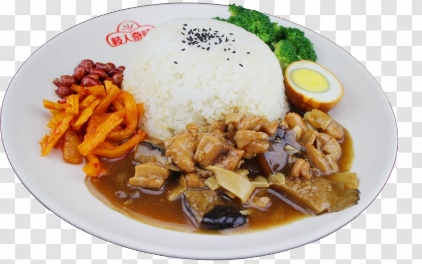 Japanese Curry Chicken Rice And Costa Rican Cuisine Food - Peruvian - Mushrooms Slippery Transparent PNG