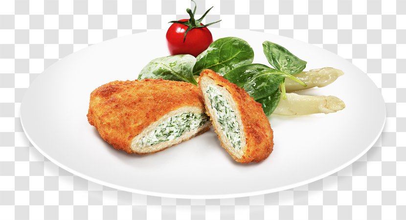 Hors D'oeuvre Vegetarian Cuisine Wiener Schnitzel Croquette - Food - Cordon Bleu Transparent PNG