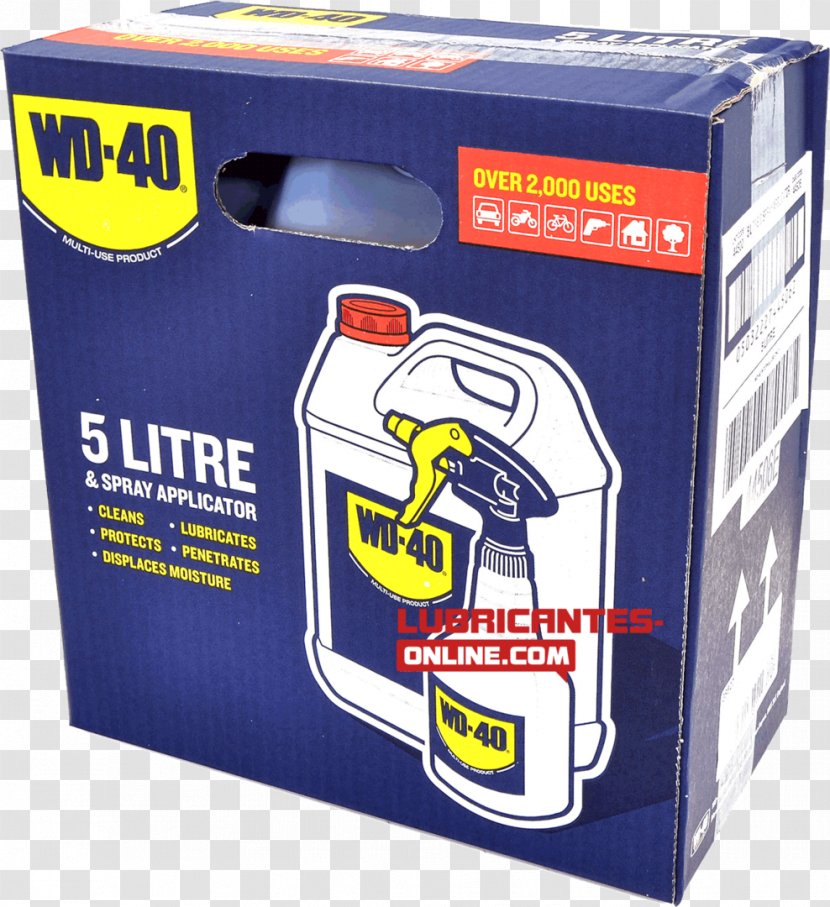 WD-40 Aerosol Spray Packaging And Labeling Lubricant Bottle - Jerrycan Transparent PNG