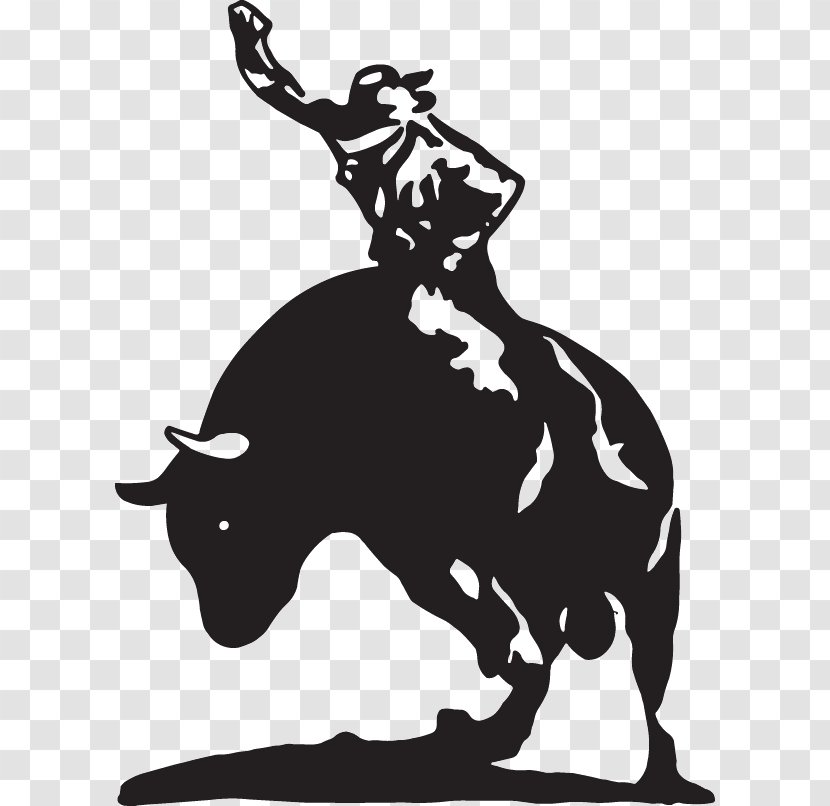 Bull Riding Cattle Ox Decal Transparent PNG