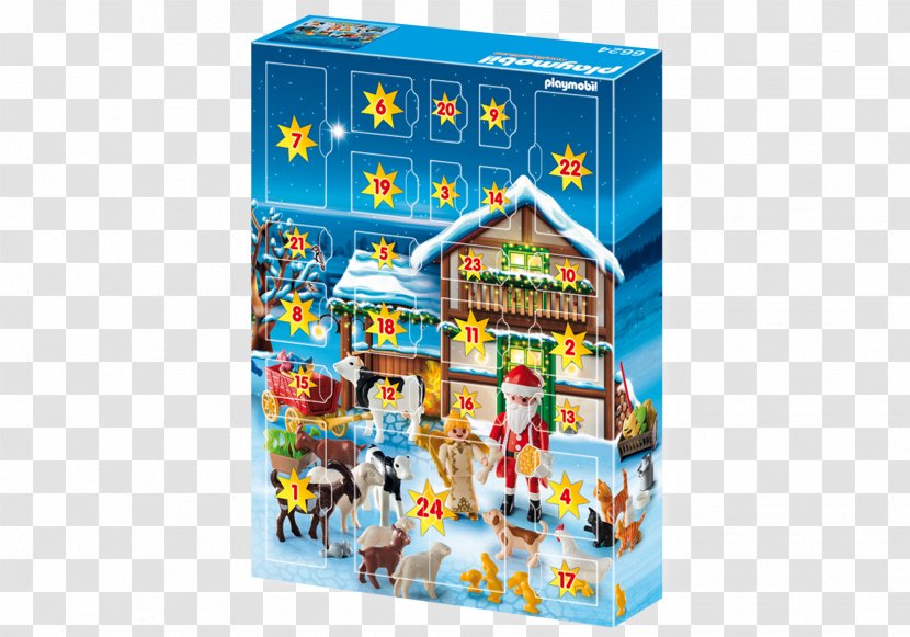 Amazon.com Playmobil Advent Calendars Santa Claus Toy Transparent PNG