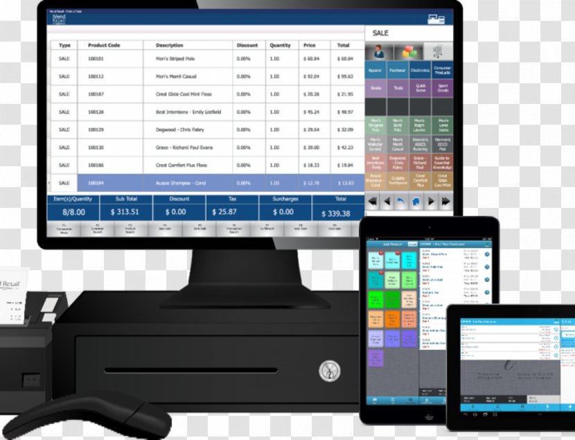 Point Of Sale SAP Business One Retail POS Solutions Transparent PNG