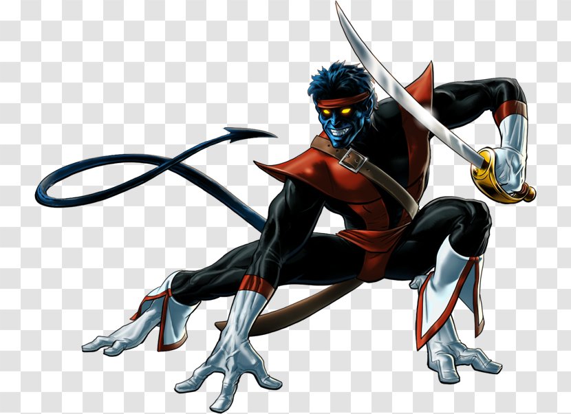 Nightcrawler Marvel: Avengers Alliance Marvel Comics X-Men - Action Figure - X-men Transparent PNG