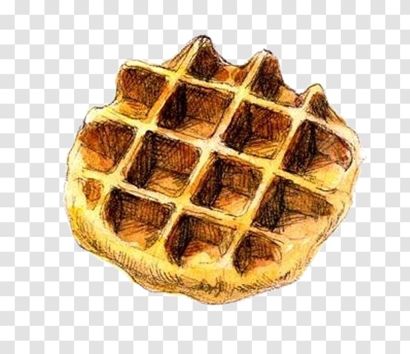 Belgian Waffle Icon - Recipe - Hand-painted Cookies Transparent PNG