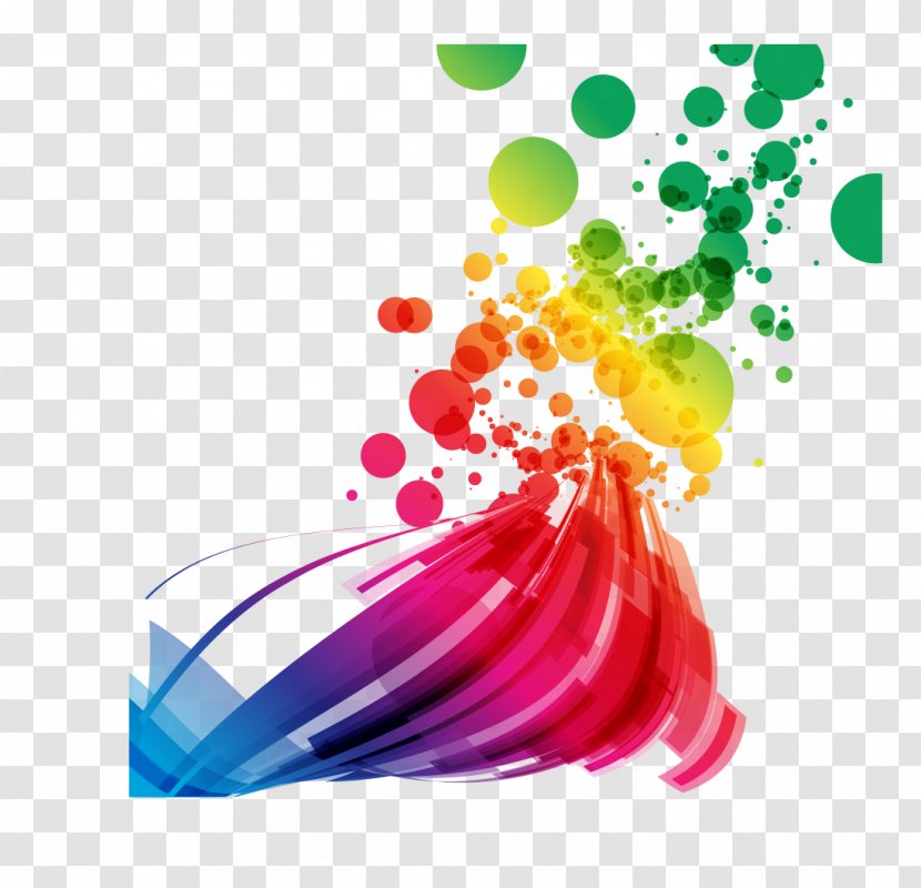 Abstract Art Color - Cool Dot Transparent PNG