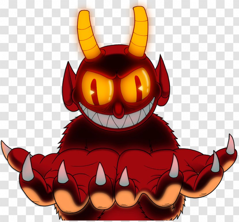 Cuphead Devil Demon Boss Video Game - Highdefinition Transparent PNG