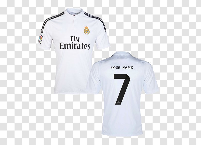 Real Madrid C.F. T-shirt Jersey Kit - Longsleeved Tshirt - JERSEY Transparent PNG