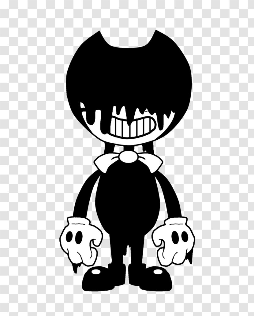 Bendy And The Ink Machine Drawing YouTube Cuphead - Evil Face Transparent PNG