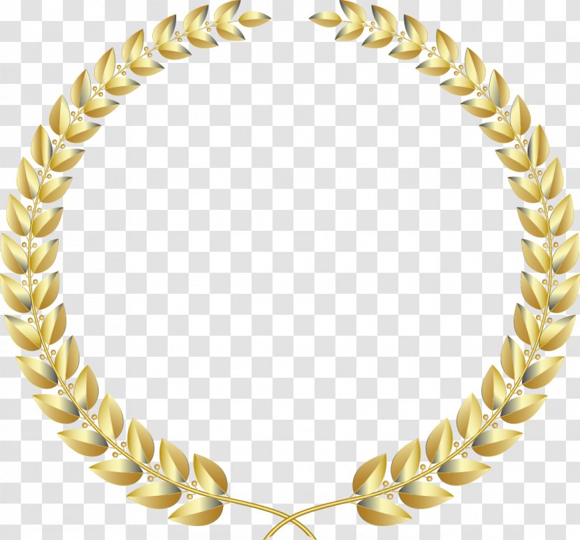 Laurel Wreath Gold Clip Art - Jewellery - Ring Fine Wheat Transparent PNG