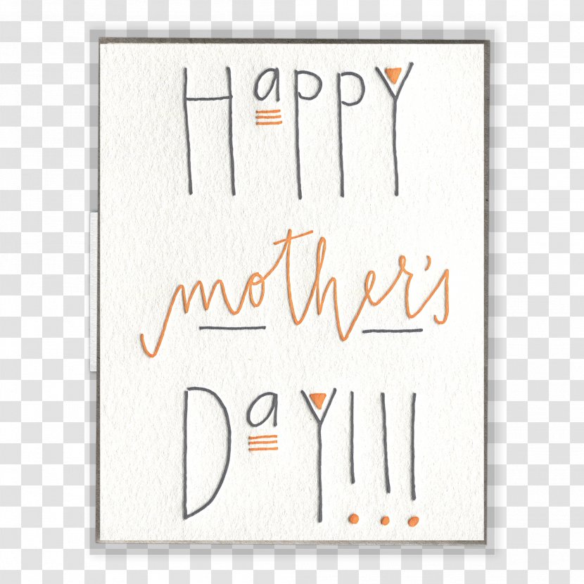 Paper Greeting & Note Cards Letterpress Printing Mother's Day - Father - Mother Card Transparent PNG