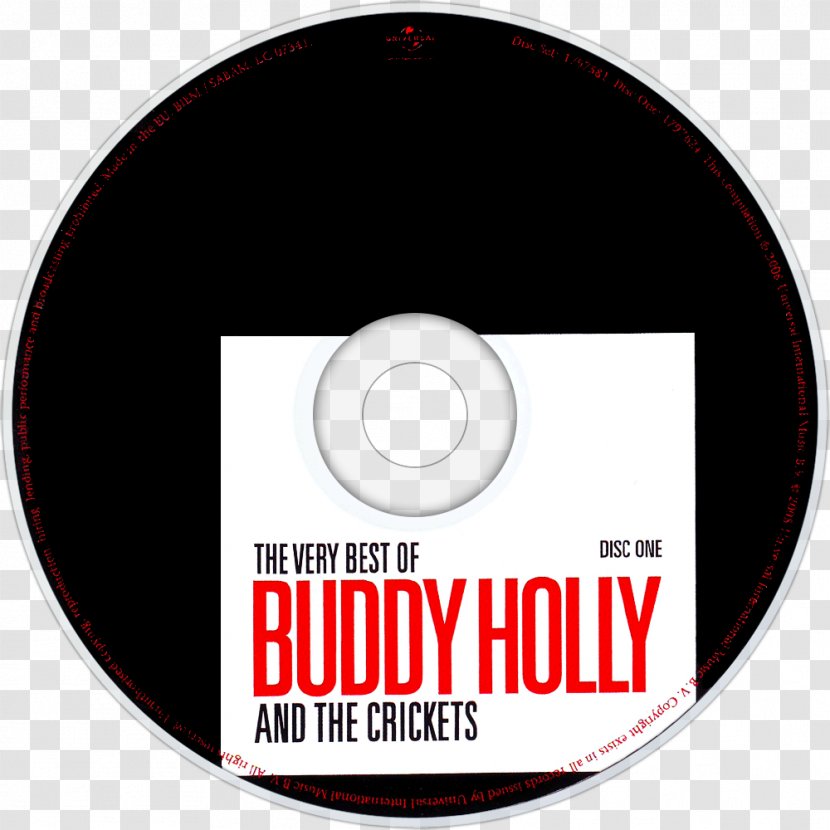 Compact Disc The Very Best Of Buddy Holly And Crickets That'll Be Day Think It Over Transparent PNG
