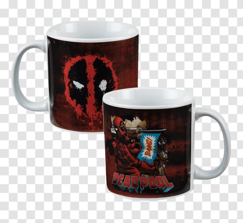 Deadpool Coffee Cup Ceramic Mug Punisher - Marvel Universe Transparent PNG