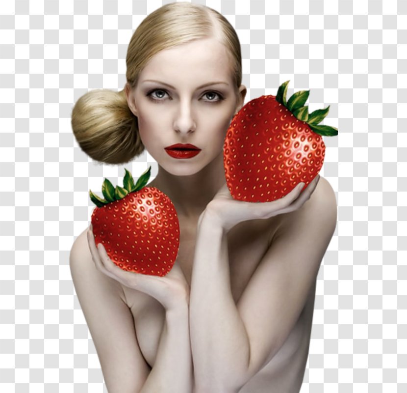 Strawberry Бойжеткен Woman Amorodo - Lip Transparent PNG