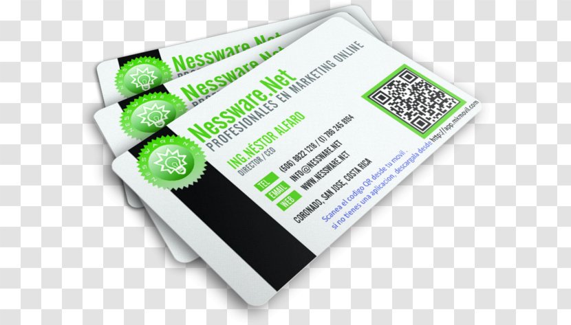 Digital Marketing Visiting Card QR Code Business - Presentation - Tarjeta Presentacion Transparent PNG