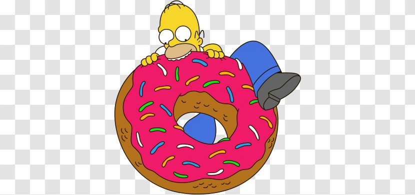 Homer Simpson Donuts Pillow Sleep Clip Art Transparent PNG