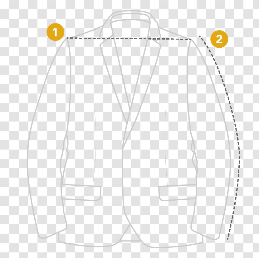 Dress Line Art Outerwear - Sleeve Transparent PNG