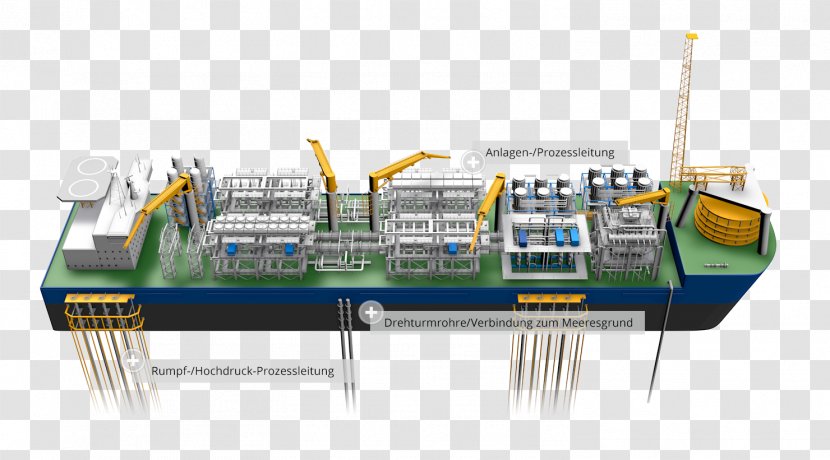 Floating Liquefied Natural Gas Production Storage And Offloading Royal Dutch Shell Architectural Engineering - Electrical Network - Daewoo Shipbuilding Marine Transparent PNG