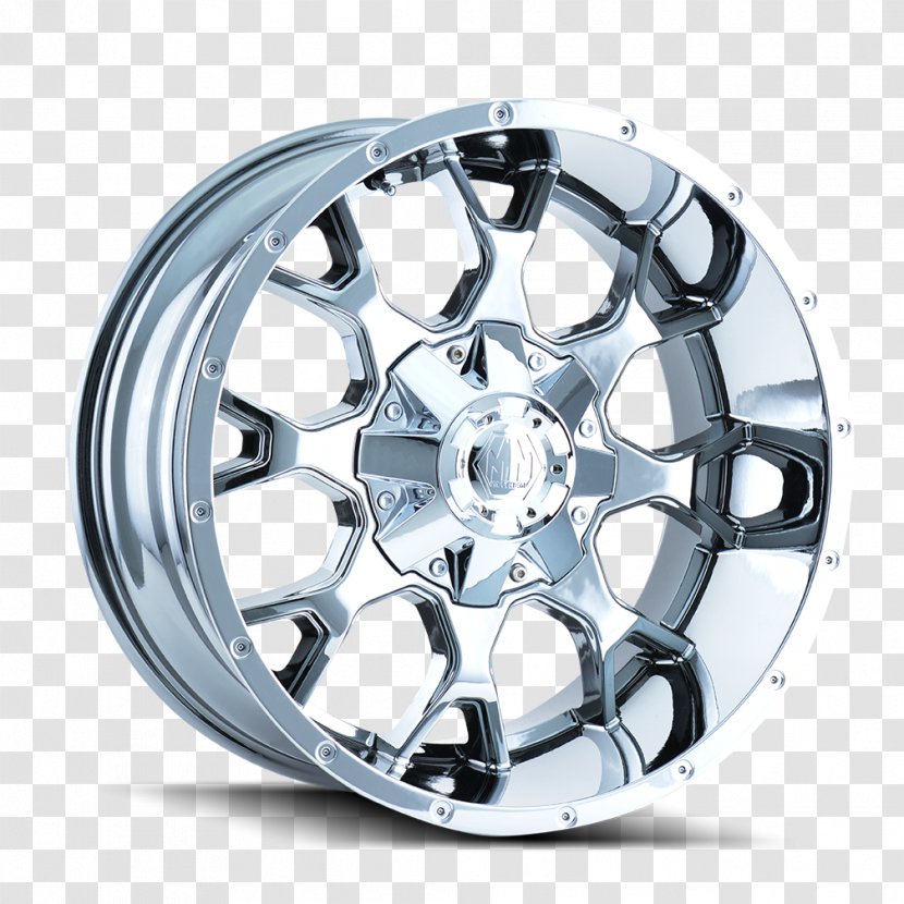 Custom Wheel Car Physical Vapor Deposition Chrome Plating Transparent PNG