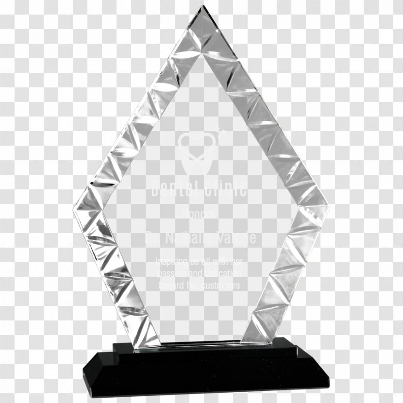 Trophy Award Triangle Glass Transparent PNG