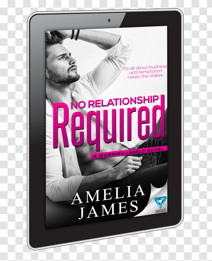 No Relationship Required Book Cover Romance Novel - Kindle Transparent PNG