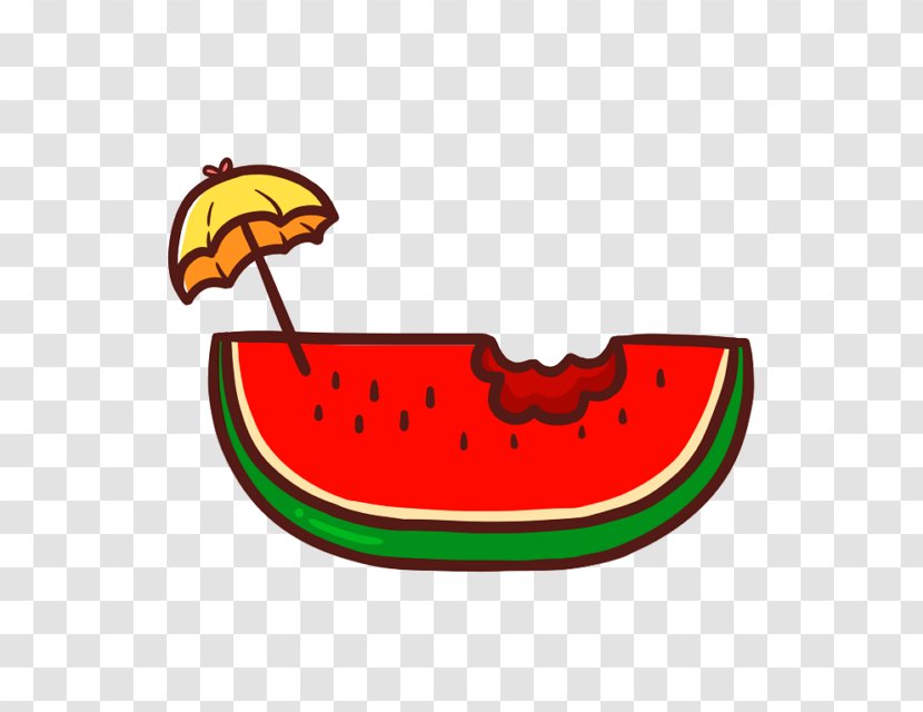 Watermelon Cartoon Clip Art - Food - Lovely Summer Drinks Transparent PNG