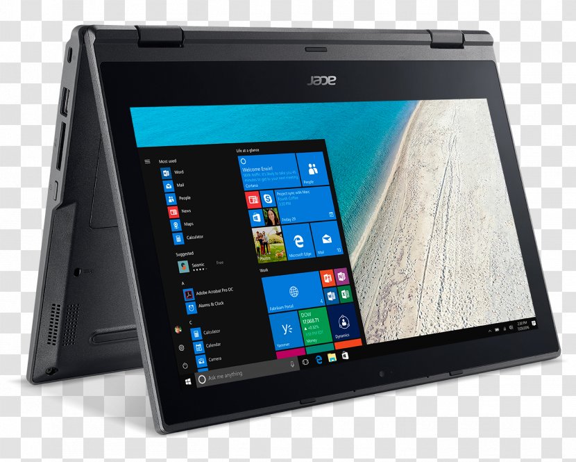 Laptop Acer TravelMate 2-in-1 PC Computer - Technology Transparent PNG