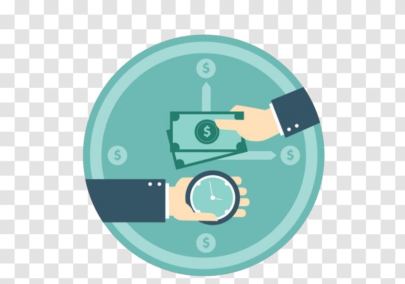 Euclidean Vector Infographic Icon - Time Is Money Transparent PNG