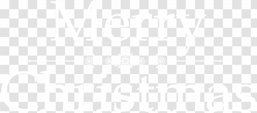 Black And White Pattern - Merry Christmas Clip Art Image Transparent PNG