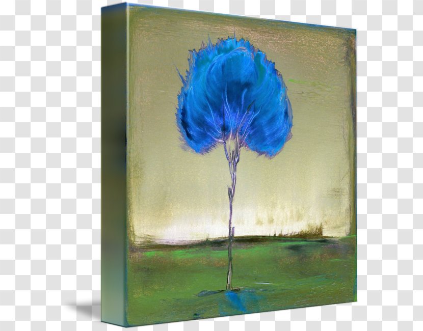 Gallery Wrap Acrylic Paint Canvas Modern Art - Flower - Beautiful Glow Transparent PNG