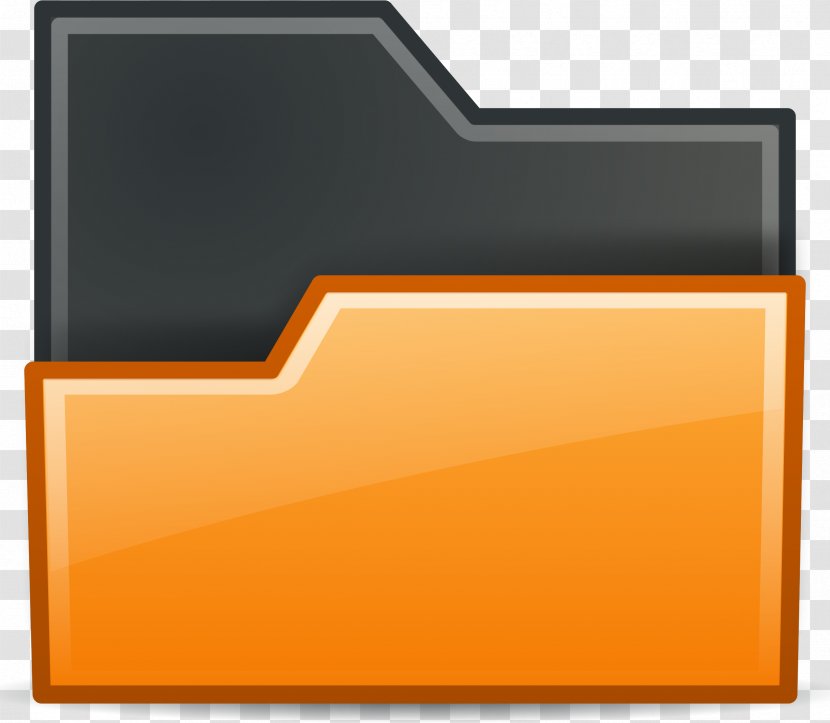 Directory Clip Art - Color - Orange Transparent PNG
