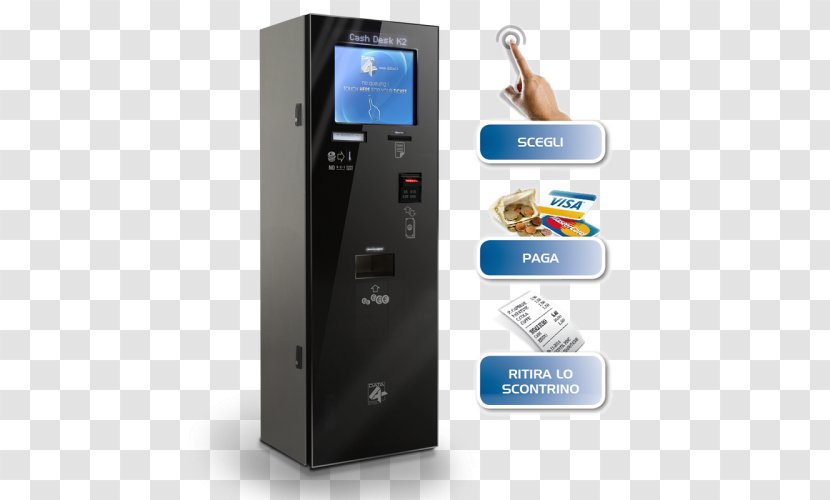 Cash Register Payment System Self-service - Kiosk - Desk Transparent PNG