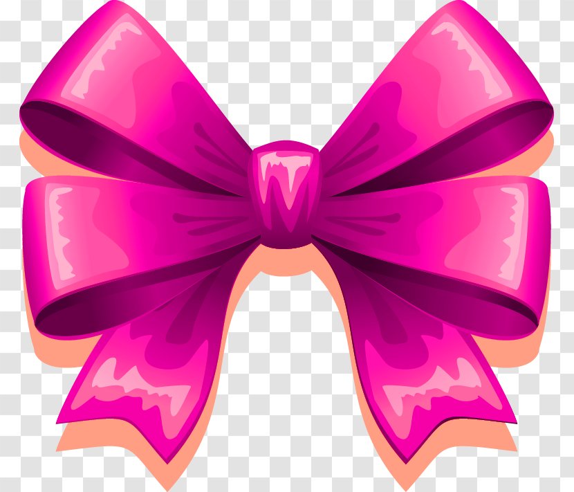 Butterfly - Petal - Hand-painted Purple Bow Transparent PNG