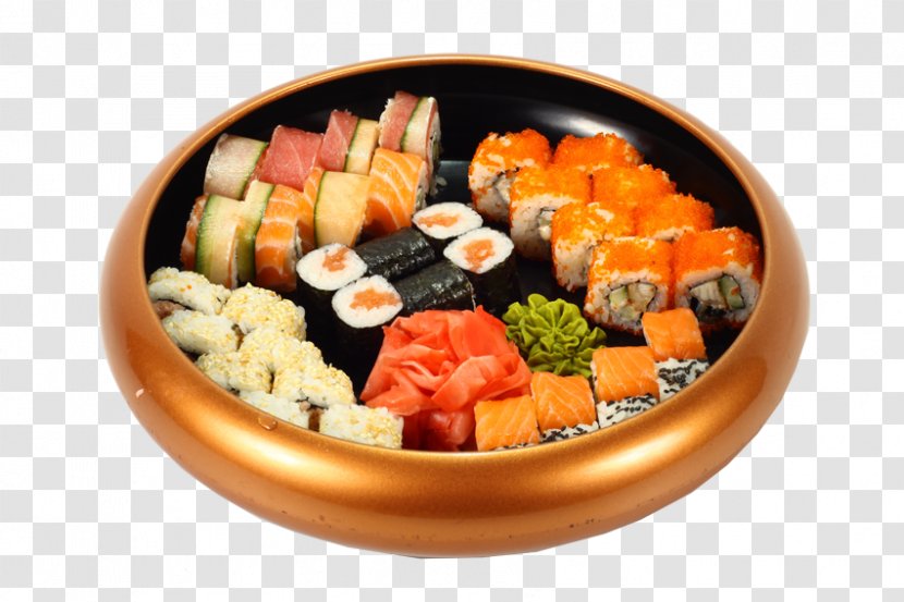 California Roll Sashimi Vegetarian Cuisine Sushi Side Dish - Japanese Transparent PNG