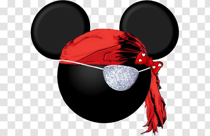 Mickey Mouse Minnie Piracy Clip Art - Red Transparent PNG