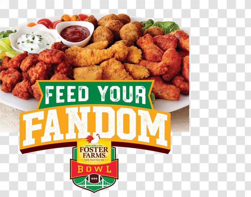 Chicken Nugget Foster Farms Bowl Super Buffalo Wing Game - Fried - Pinwheels Transparent PNG