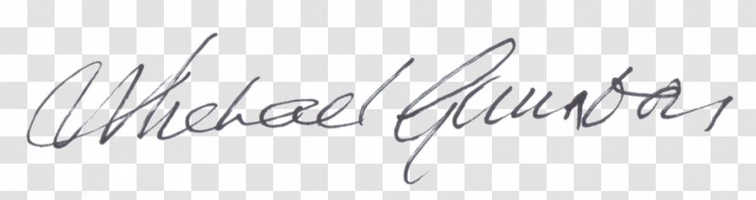Autograph Signature Text Wikipedia - Black And White - Line Art Transparent PNG
