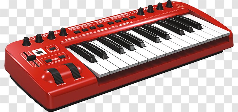 Computer Keyboard MIDI BEHRINGER U-CONTROL UMX610 Controllers Musical - Flower - Instruments Transparent PNG