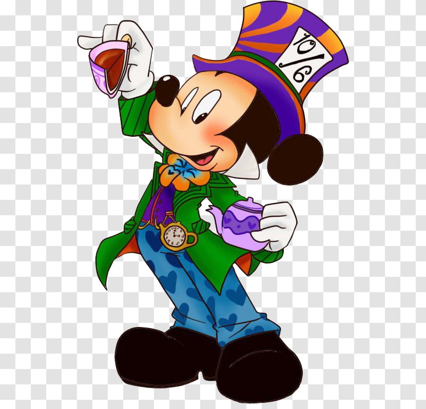 Mickey Mouse Minnie The Mad Hatter Donald Duck Daisy Transparent PNG