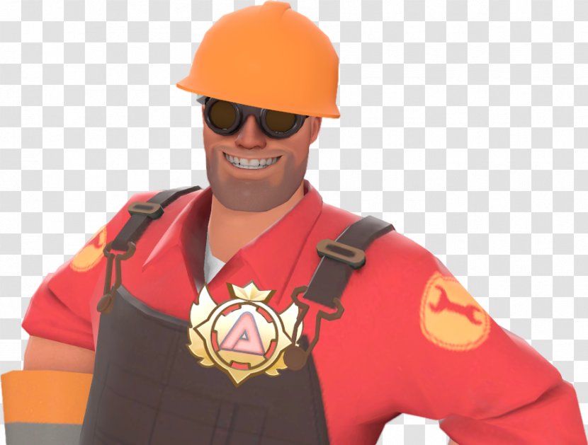 Team Fortress 2 Awesomenauts Counter-Strike: Global Offensive Hard Hats Badge - Engineer - Clash Of Clans Transparent PNG