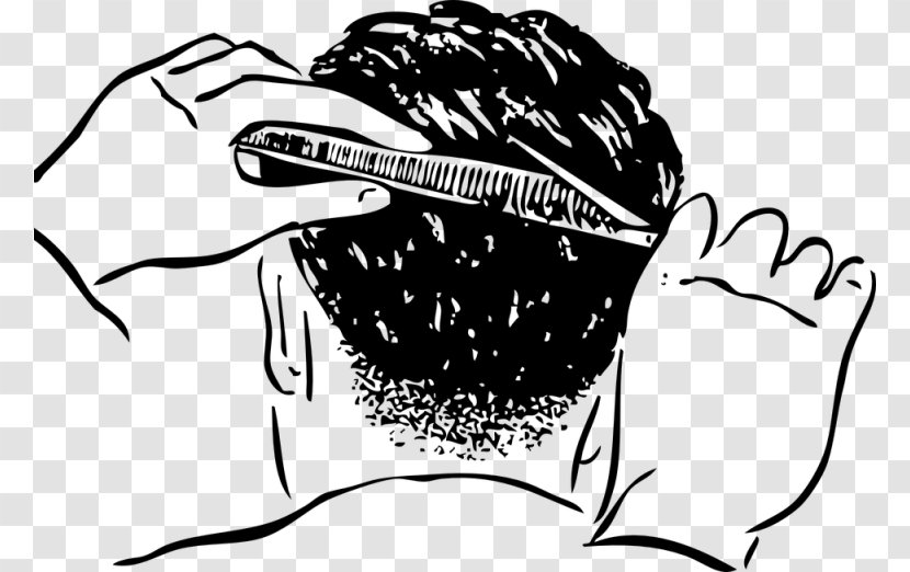 Comb Hairstyle Barber Cosmetologist - Cartoon - Scissors Transparent PNG