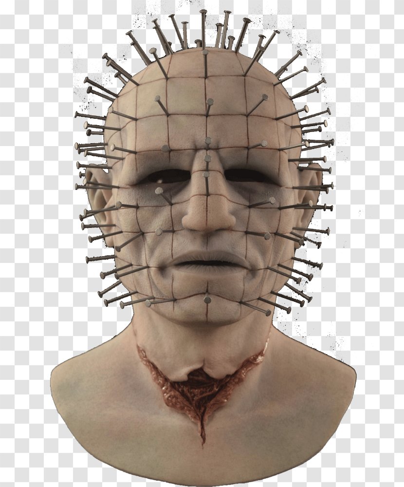 Clive Barker Mask Hellraiser Silicone Horror - Jaw Transparent PNG